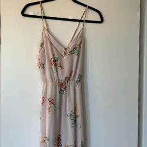 long flowy maxi dress with slip under